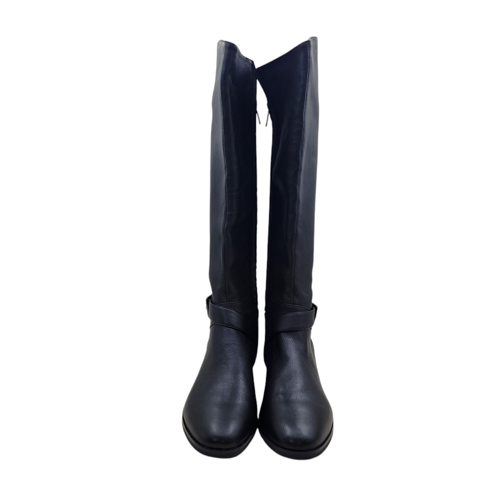 Kenneth Cole Women's Equestrian Branden Buckle Leather Boots - 10 - Picture 2 of 8